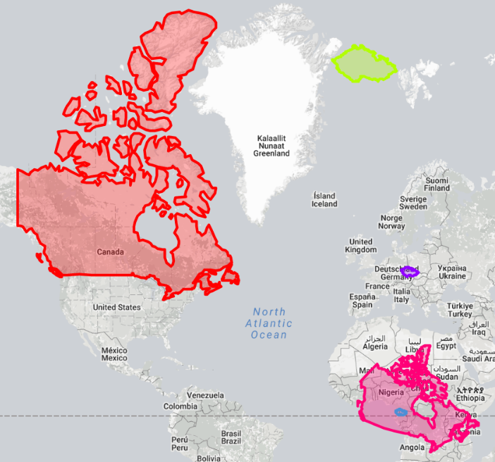 8 příkladů jak nám mapy lžou – The True Size of…